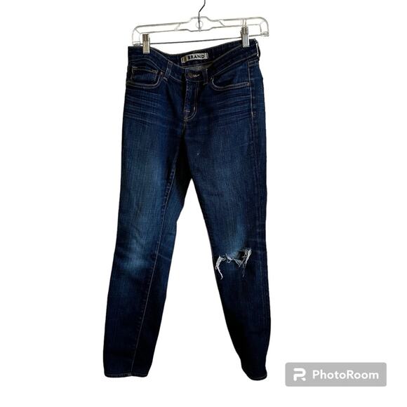 J brand woman’s jeans size 26 distressed‎ blue skinny - Picture 1 of 9